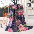 thumbnail image 2 of Pioneer Flower Blanket,Comfortable Soft Flannel Throw Blanket,All Season,Warm Lightweight Blankets for Sofa Bed Couch Living Room Chair,40"x50"(100x130cm), 2 of 4