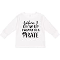 thumbnail image 3 of Inktastic Pirate Future Childs Boys or Girls Long Sleeve Toddler T-Shirt, 3 of 5