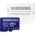 thumbnail image 2 of Tarjeta de memoria micro SD SAMSUNG Pro Plus Select 512GB con adaptador, 2 of 11