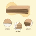thumbnail image 4 of The Boxery Corrugated Cardboard Insert Pads/Filler Sheets, 400 Count, 12.25''x15.25”, Brown, 1/8” thick, 4 of 6