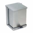 thumbnail image 2 of Stainless Steel Step-On Garbage Cans - 48-quart, 2 of 2
