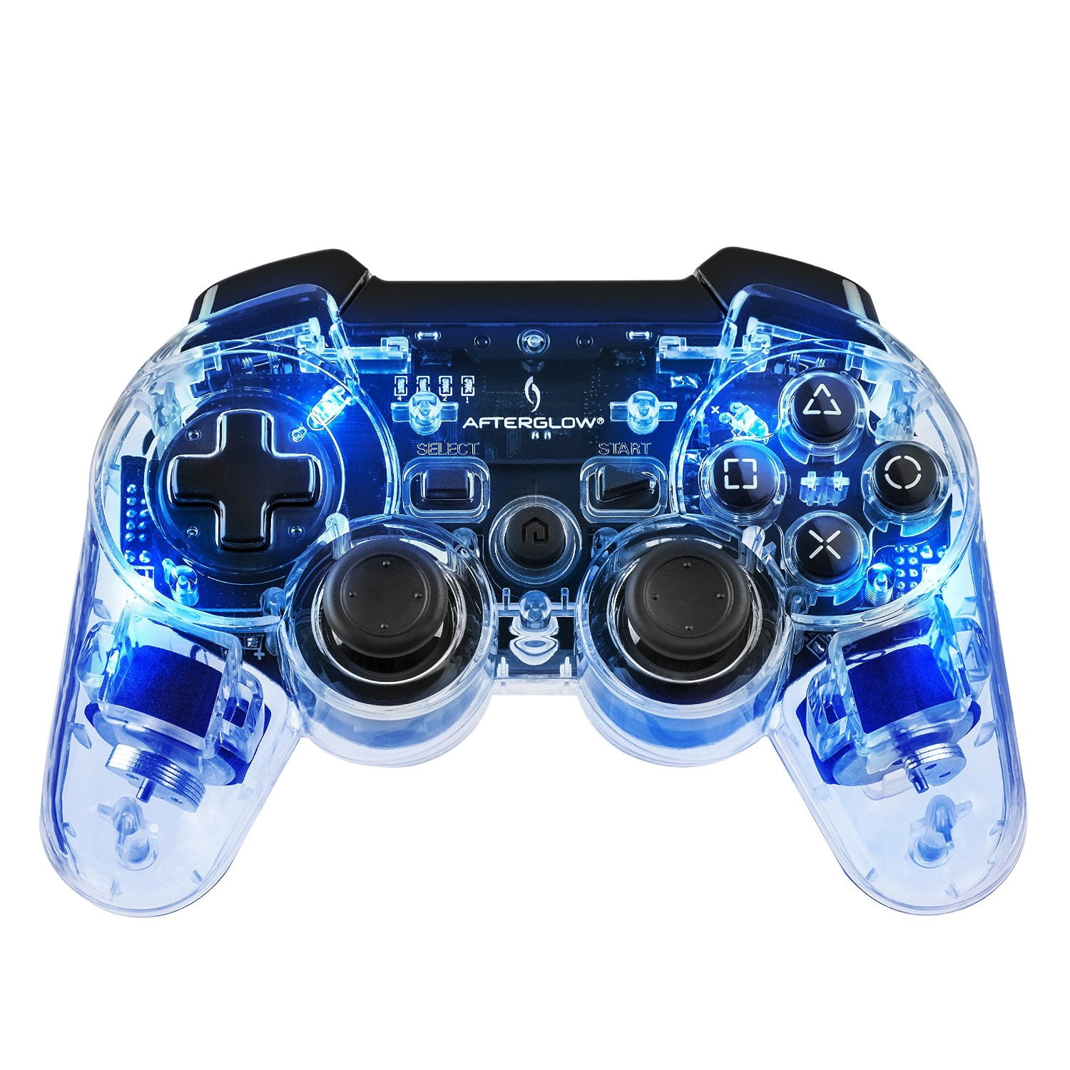 Afterglow Controller: Signature Blue - PS3, PC - Walmart.com