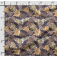 thumbnail image 2 of Soimoi Leaves Printed, Poly Canvas Fabric, Decor Sewing Fabric by The Yard 56 Inch Wide,Decorative Fabric for Curtains Tote Bags, Wine, 2 of 5