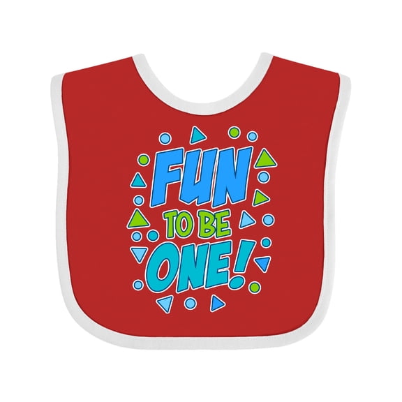 Inktastic Fun to Be One Birthday Boys Baby Bib