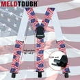 thumbnail image 3 of MELOTOUGH Men's Suspenders 2 Inch Wide Elastic Y Back Suspenders for Men Heavy Duty Suspender with Strong Clip for Pants, 3 of 8