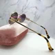 thumbnail image 5 of New MIU MIU Sunglasses MU52YS Slim Gold Metal Gray Lens Italy Authentic 54MM, 5 of 6