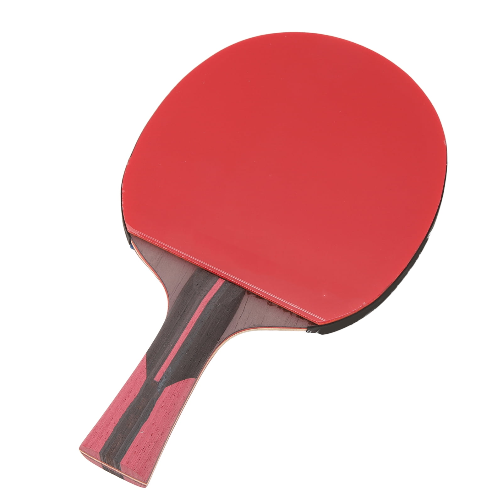 YAHHU 6-Star Table Tennis Paddle 7-Ply Wood Ping Pong Bat Shakehand Grip Racket, Red/Black (11.02 inches / 28 cm)