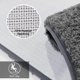 thumbnail image 2 of Alfombrilla de baño ZHAOCHENG antideslizante suave y agradable para la piel 50 x 80 cm gris, 2 of 5
