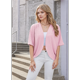 thumbnail image 5 of Cárdigan con Cuello en V y Aberturas Laterales, Color Rosa Talla S, 5 of 10