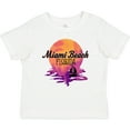 thumbnail image 3 of Inktastic Miami Beach Florida Vacation Sunset Girls Baby T-Shirt, 3 of 5