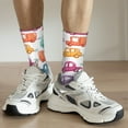 thumbnail image 6 of Vsdgher Doodle Cars Crew Socks for Men & Women, Breathable Casual Athletic Ankle Socks, 6 of 6