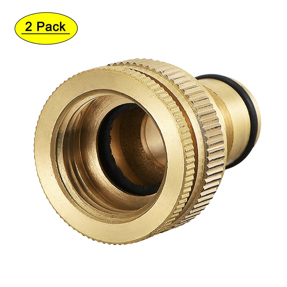 2-in-1 Brass Quick Connector 1/2