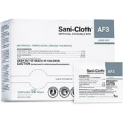PDI H59200 Sani-Cloth AF3 Germicidal Disposable Wipe Large 5 in. x 8 in. (Box of 50)