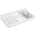 thumbnail image 4 of Kohler 21103-1HW-0 45 in. Top Mount Single Bowl Workstation Farmhouse Kitchen Sink - White, 4 of 7