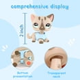 thumbnail image 5 of Minilps Pet Toy Short Hair Cat #1206 with Jacket Accessories,Collectible Mini Toy Figurines, 5 of 8