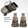thumbnail image 5 of KUIFORTI American Flag UTV Seat Covers Easy to Install Seats Cover for UTV Full Protection Rhino Accessories Bucket Seat Cover Compatible with Yamaha Rhino 700 660 450 2004-2021, 5 of 7