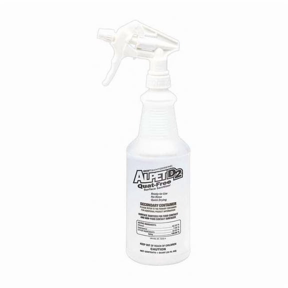 Best Sanitizers Trigger Spray Bottle,32 oz.,Clear,PK12 SS20014