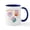 White/Navy Inside, variant on CafePress - Peppa Pig: Together Forever! - 11 oz Ceramic Mug - Novelty Coffee Tea Cup