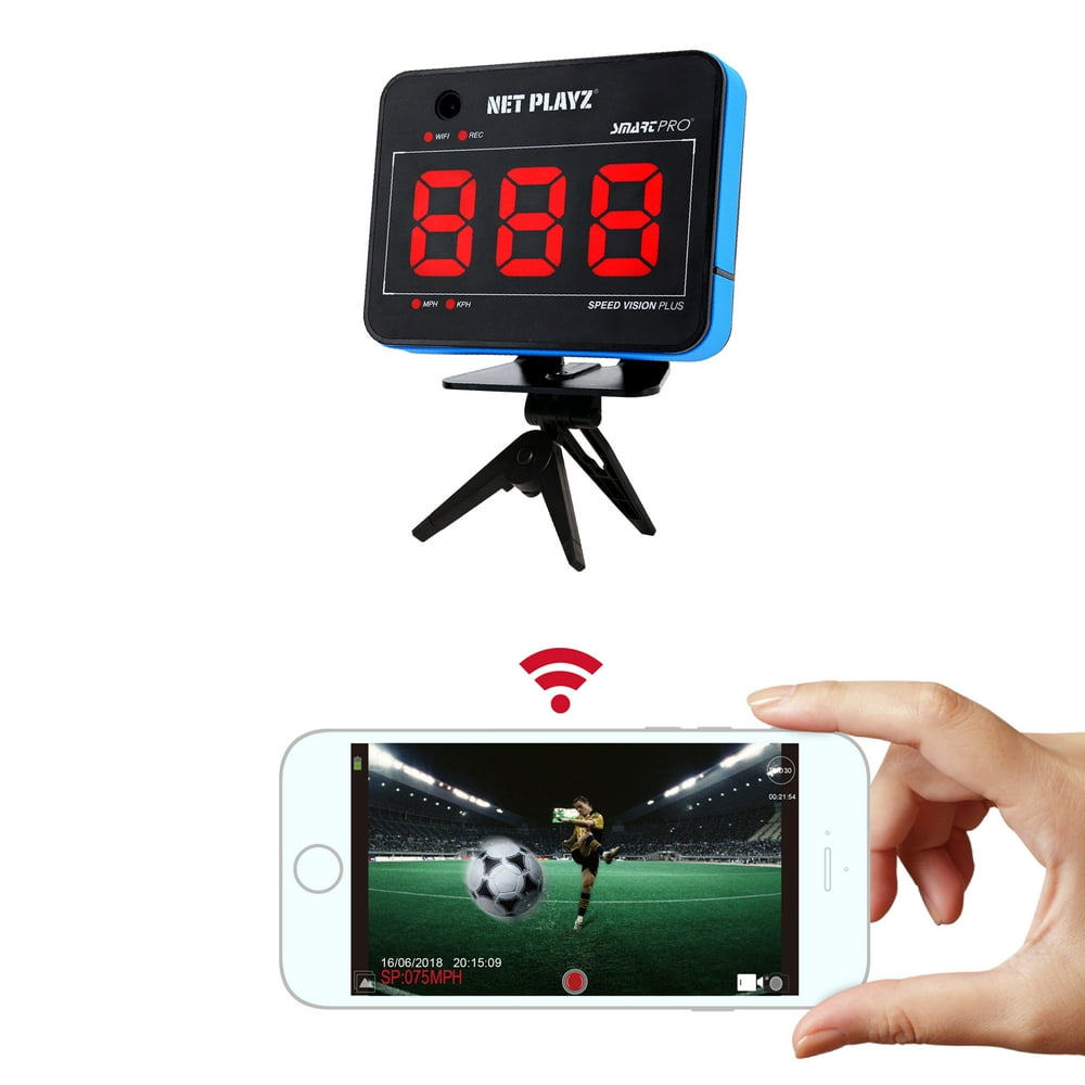 NET PLAYZ Speed Vision Plus Sports Radar, Detector Gun, Measurement