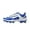 White/Hyper Royal, variant on Nike Alpha Huarache Elite 4 Low MCS Men's Baseball Cleats FD6221-002, Wolf Grey/White/Dark Smoke Grey Size 11.5