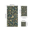 thumbnail image 4 of Boho Green Floral Towel Set of 3, Soft Microfiber Bath Towels, Hand Towel, Washcloths, Farmhouse Botanical Vintage Paisley Flower Quick-Dry Absorbent Towels for Bathroom Kitchen Hotel Beach Gym Spa, 4 of 7