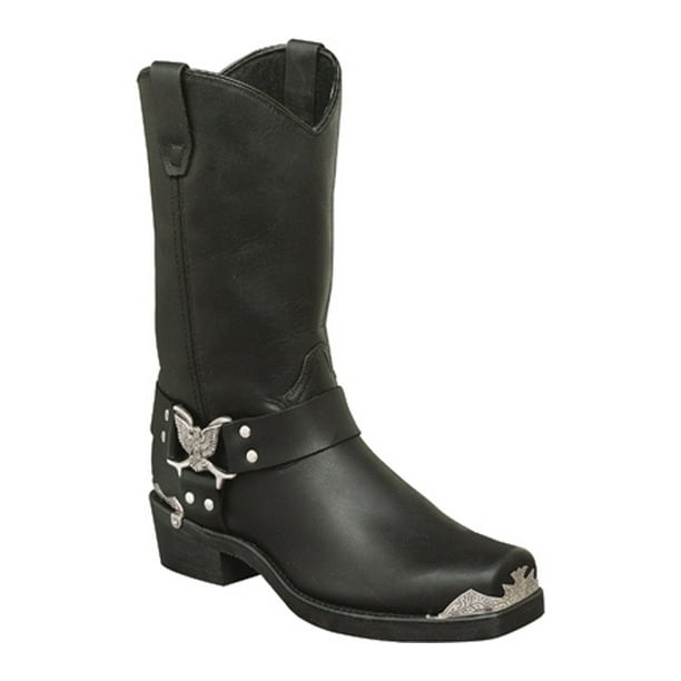 Dingo Mens Chopper Square Toe Casual Boots Mid Calf - Walmart.com