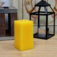 thumbnail image 4 of Zest Candle Bougie Pilier, 3 par 6 Pouces, Carré Jaune, 4 of 4