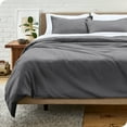 thumbnail image 2 of Bare Home Microfiber Duvet Cover & Sham Set, Queen, Gray, 3-Pieces, 2 of 7