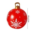 thumbnail image 2 of 2uds. Bola de Navidad inflable de 60 cm, bola inflable de Navidad con brillo de PVC (estilo B), 2 of 2