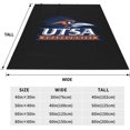 thumbnail image 5 of Utsa Roadrunners Blanket Large Luxury Fleece Soft Anti-Static Anti-Pilling Flannel Bed Blanket, 5 of 6