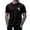 A Black, variant on Men T Shirt Men Starry Sky Letter Print Graphic T Shirt Short Sleeve Casual Summer Top Breathable Blend Shirt Sky Blue L