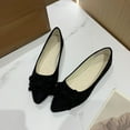 thumbnail image 3 of Xiaoxatg Women's Comfortable On Ballet Shoes with Square Toe for Daily Casual Wear and 8.5 Black, 3 of 3