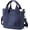 Blue, variant on Small Tote Bag with Zipper, 2024 Canvas Multi-Pocket Crossbody Bag Shoulder Bag Satchel Hobo Bag Messenger Bag