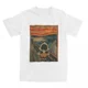 thumbnail image 3 of Camiseta de algodón para hombre con diseño artístico de Snoopy, Charlie Brown, Peanuts, Scream, cuello redondo, manga corta, idea de regalo, 3 of 5