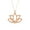 Rose Gold, variant on Precious Lotus Necklace 18K Rose Gold over 925 Sterling Silver | Everyday Jewelry for Women, Birthday Gift for Her