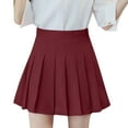 thumbnail image 1 of Fgnfyis Jupe Mini Taille Haute Mode Plissée Jupe Décontractée Slim Jupe de Tennis pour Femmes Tendance Rouge TG, 1 of 4