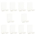 thumbnail image 2 of 10 ganchos para afeitadora con adhesivo para toallas de baño Blanco, 2 of 9