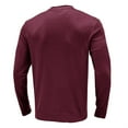 thumbnail image 5 of Fesfesfes Blouse Shirt for Men Long Sleeve Crew Neck Pullover Sweater Solid Color Top Sale Items, 5 of 7