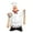 B, variant on EcoVerve Italian Chef Figurines Kitchen With Chef Chalkboard Counter Top Chef Figurine Collectible Kitchen Chef Statue
