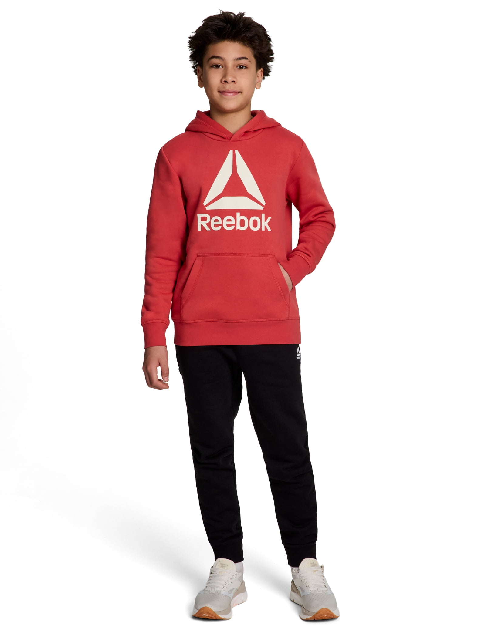 Reebok Kid's Unisex Game Day Fleece Hoodie, Sizes 4-18