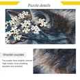 thumbnail image 2 of FREEAMG Drawing Galaxy Wolf Puzzle 500 Pieces - Wooden Jigsaw Puzzles for Family Games - Suitable for Teenagers and Adults, 20.5"x14.9", 2 of 7