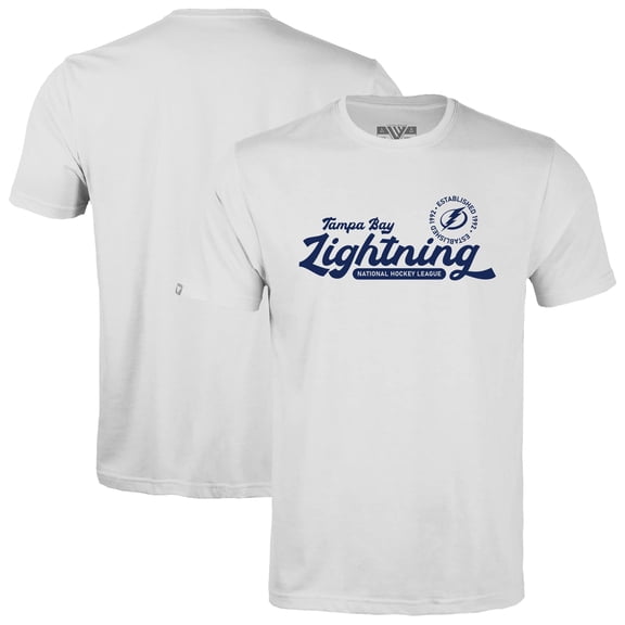 Youth Levelwear White Tampa Bay Lightning Little Richmond Monument T-Shirt