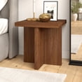 thumbnail image 3 of Evelyn&Zoe Elna 22" Wide Square Side Table in Satin Walnut, 3 of 4