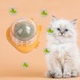 thumbnail image 4 of Juguetes de hierba gatera, comida natural para gatos, bola comestible de hierba gatera, aperitivos de menta (naranja Ehuebsd Libre de BPA, 4 of 8