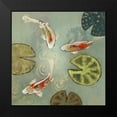 thumbnail image 2 of Koury, Aleah 12x12 Black Modern Framed Museum Art Print Titled - Floating Motion II, 2 of 5