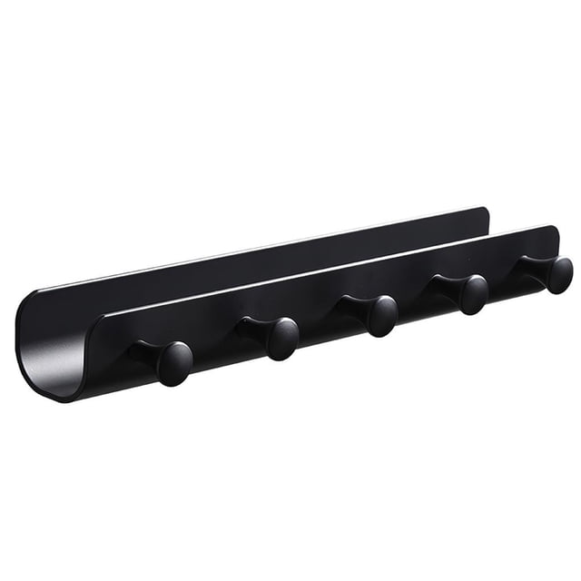 Gancho Para Ropa Móvil Resistente Al Agua Y A Prueba De Humedad, Gancho Para Pared De Baño, Gancho Para Fila De Toallas, Gancho De Almacenamiento Para Inodoro, Gancho Perforado Gratis, Gancho Tipo U Serendint HA017199-00