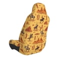 thumbnail image 2 of Wukai Brave Cowboys Full Set Car Seat Covers with Soft Padding Universal Auto Front Seats Protector and Cushion Mat, 2 of 5