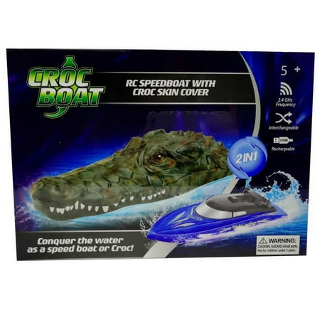 UPC: 0850038348069 | Odash JUPCR-17019 2.4G Remote Control Croc Boat Toy