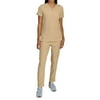 Medgear Skye Women's Stretch Scrub Set 5-Pocket Top and Straight Leg Pants