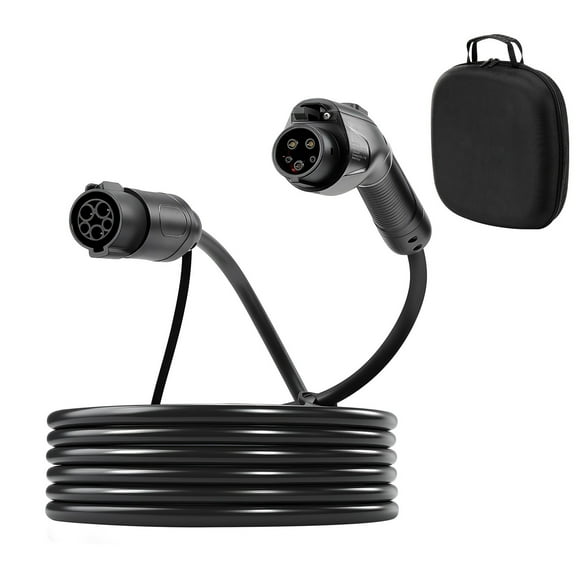 Uimoso EV Charger Extension Cable 32A 21 ft J1772 Level 1/Level 2 Charging Cord